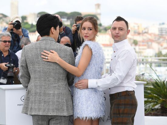 Photocall of Kirill Serebrennikov film Leto's film crew at 71st Cannes Film Festival