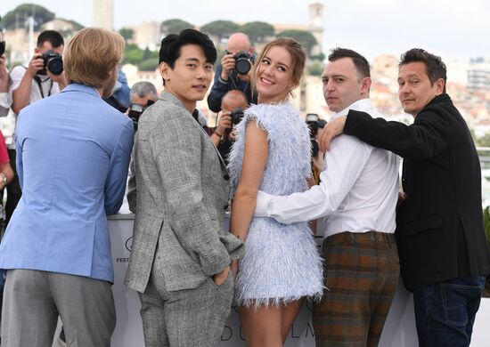 Photocall of Kirill Serebrennikov film Leto's film crew at 71st Cannes Film Festival