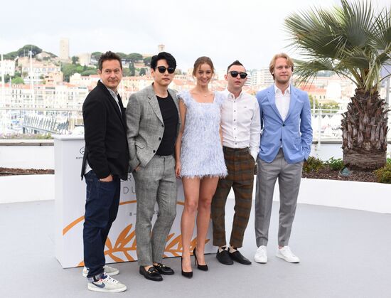 Photocall of Kirill Serebrennikov film Leto's film crew at 71st Cannes Film Festival