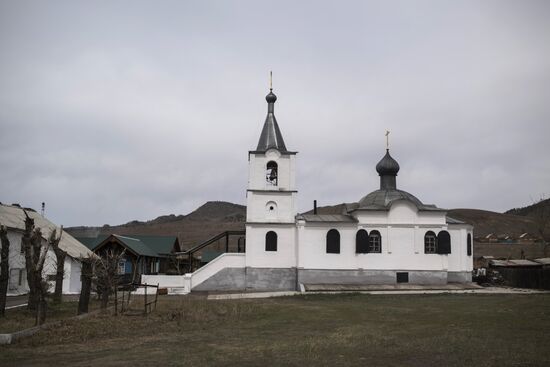 Tarbagatai village of Semeiskie Old Believers in Buryatia