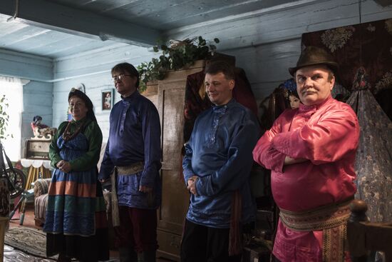 Tarbagatai village of Semeiskie Old Believers in Buryatia