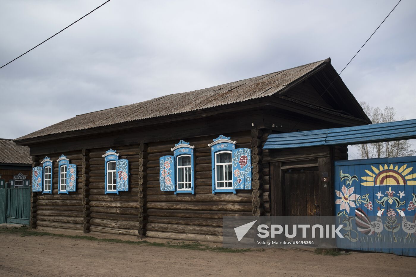 Tarbagatai village of Semeiskie Old Believers in Buryatia