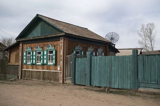 Tarbagatai village of Semeiskie Old Believers in Buryatia