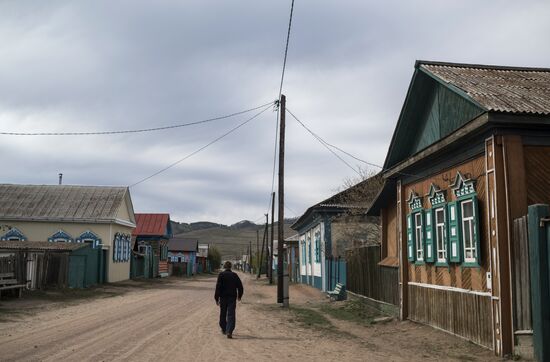 Tarbagatai village of Semeiskie Old Believers in Buryatia