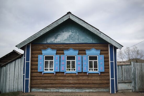 Tarbagatai village of Semeiskie Old Believers in Buryatia