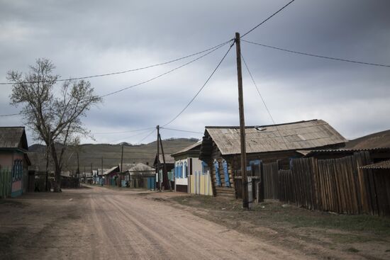 Tarbagatai village of Semeiskie Old Believers in Buryatia