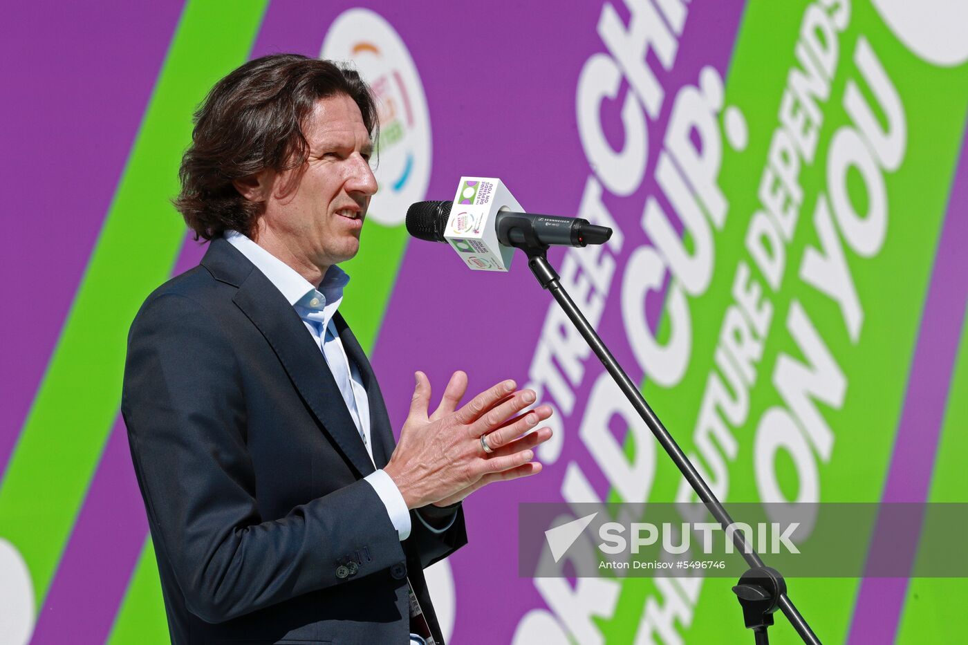 Opening of Future Depends On You international football tournament for orphans