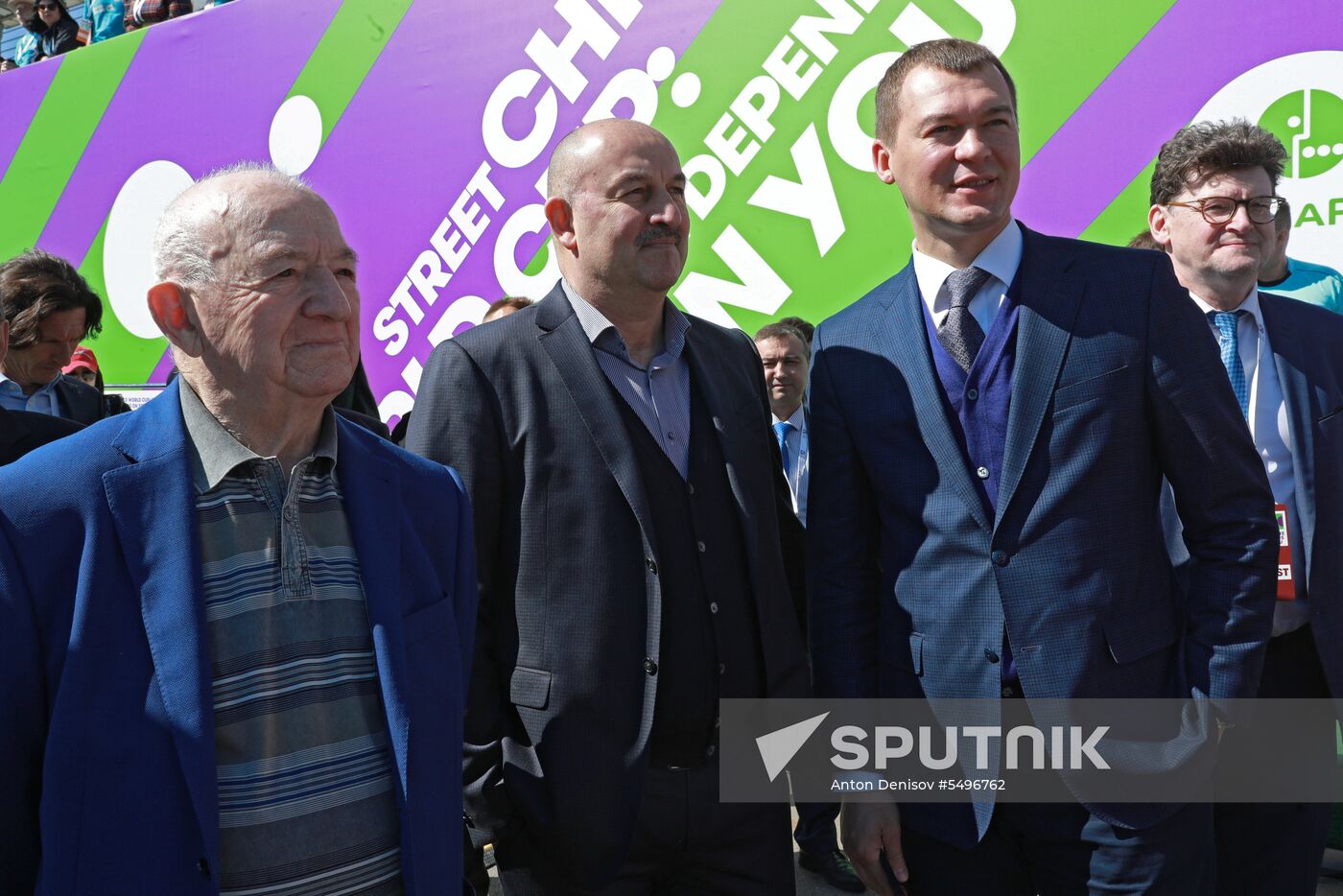 Opening of Future Depends On You international football tournament for orphans