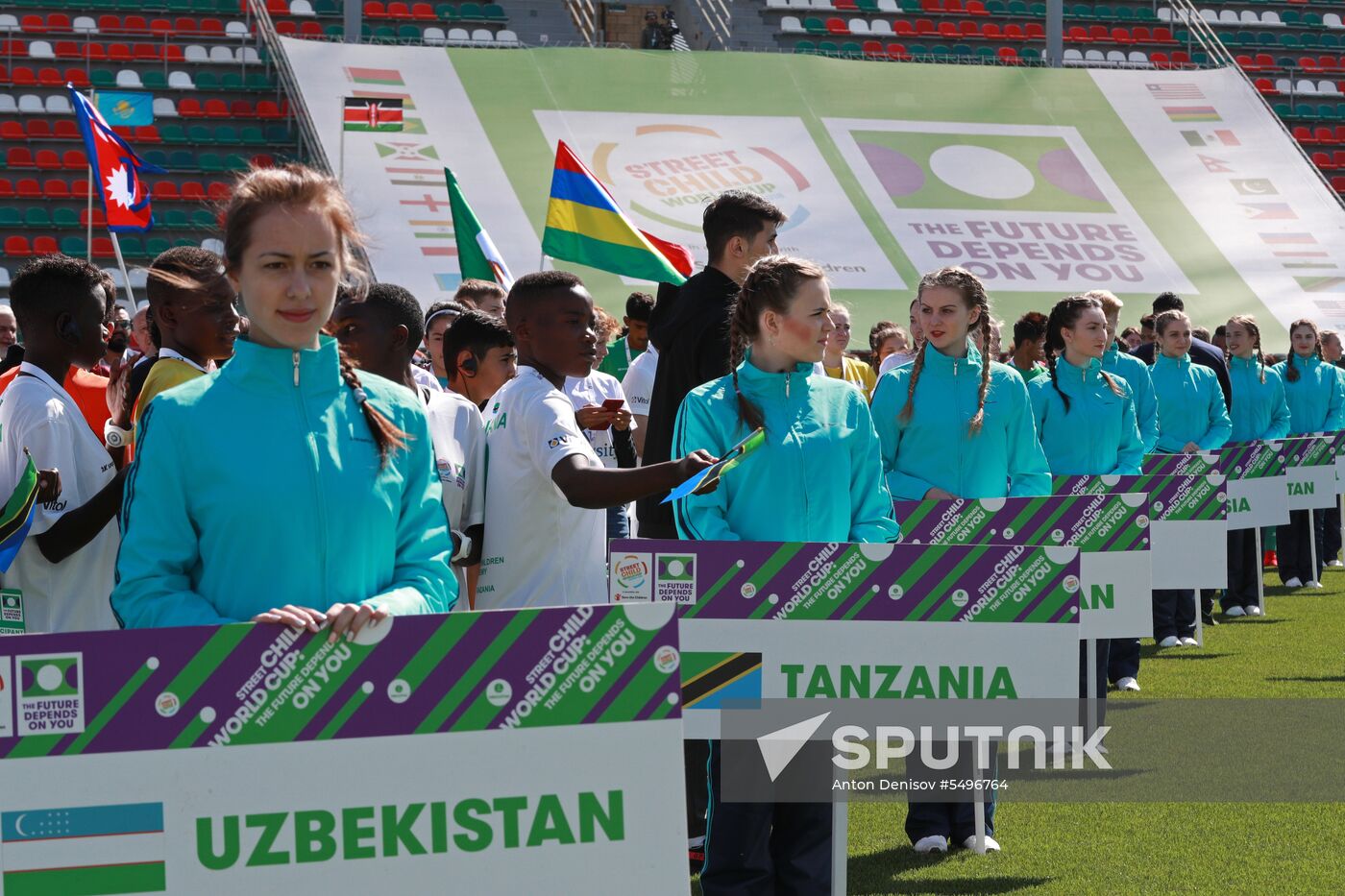 Opening of Future Depends On You international football tournament for orphans