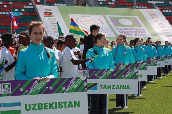 Opening of Future Depends On You international football tournament for orphans