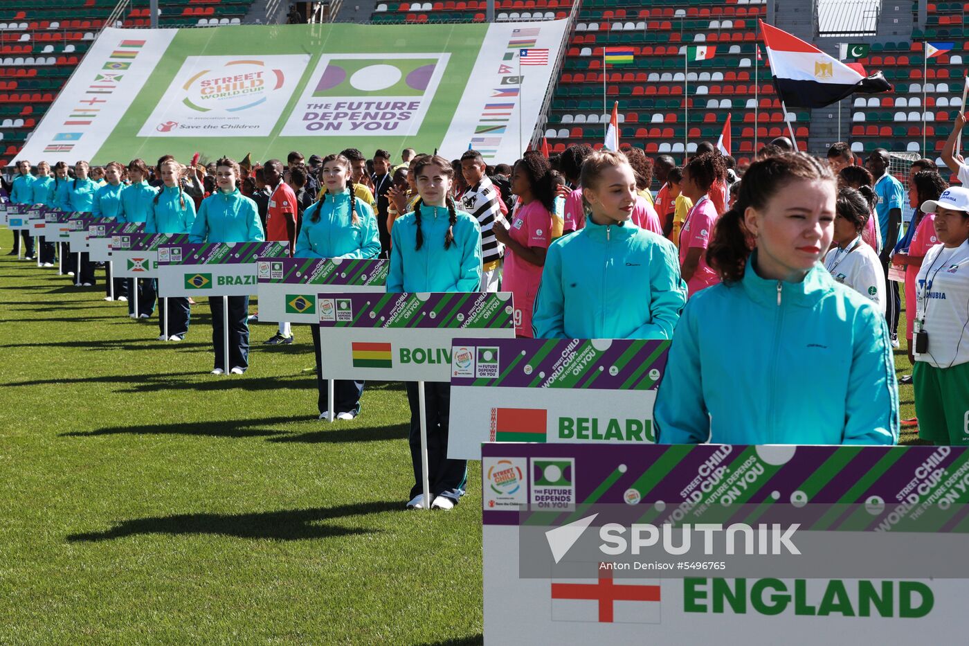 Opening of Future Depends On You international football tournament for orphans