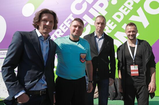 Opening of Future Depends On You international football tournament for orphans