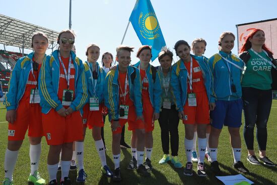 Opening of Future Depends On You international football tournament for orphans