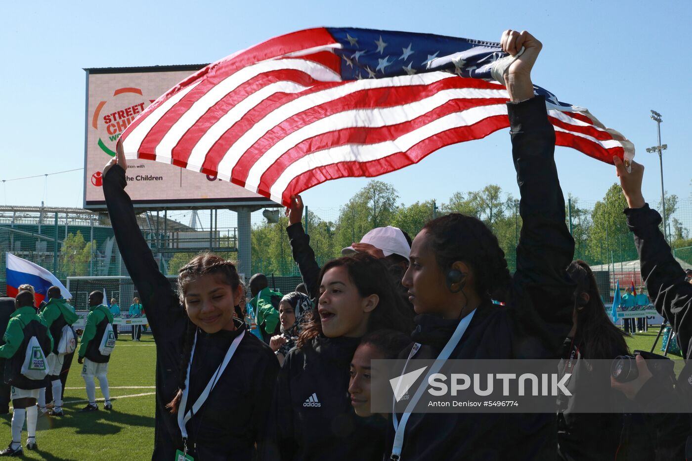 Opening of Future Depends On You international football tournament for orphans