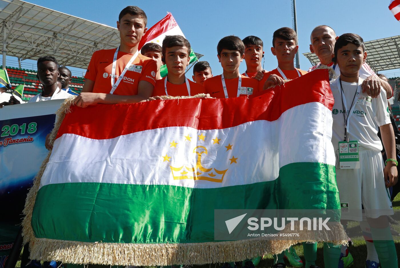 Opening of Future Depends On You international football tournament for orphans