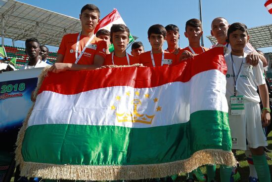 Opening of Future Depends On You international football tournament for orphans