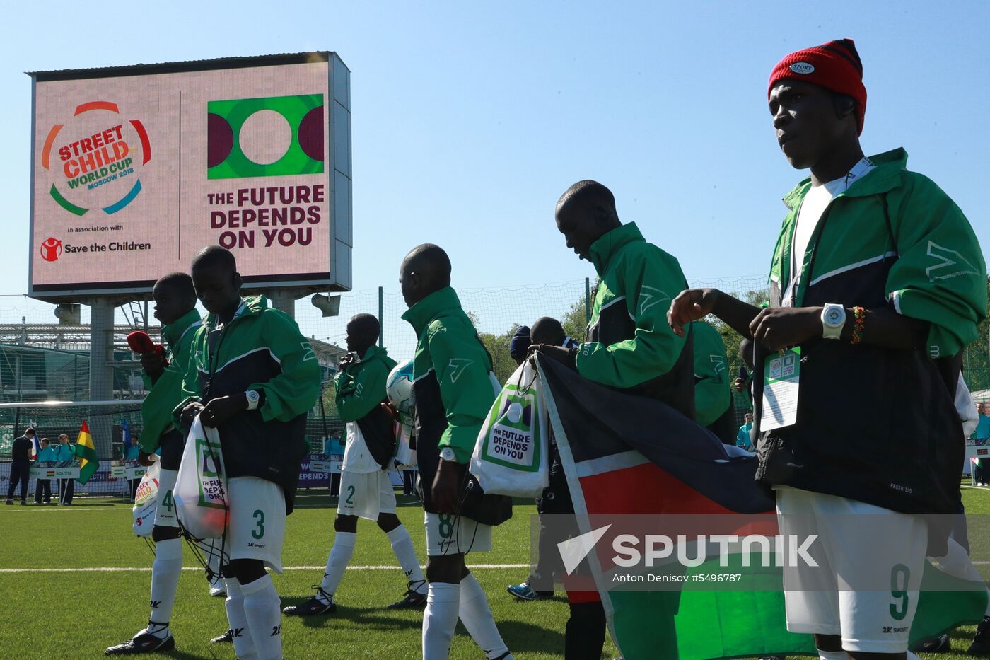 Opening of Future Depends On You international football tournament for orphans