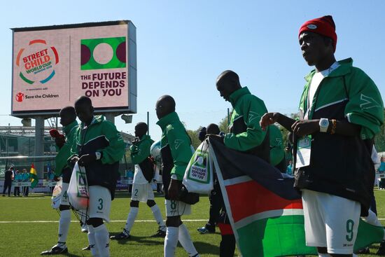 Opening of Future Depends On You international football tournament for orphans