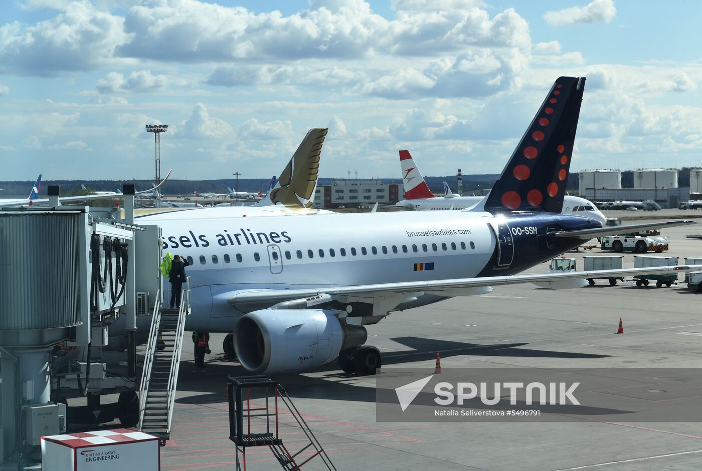 Brussels airlines jet