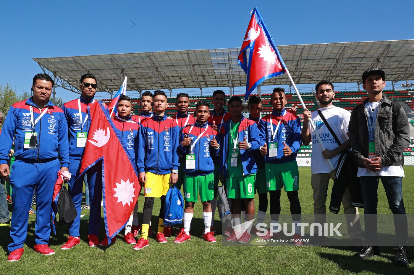 Opening of Future Depends On You international football tournament for orphans