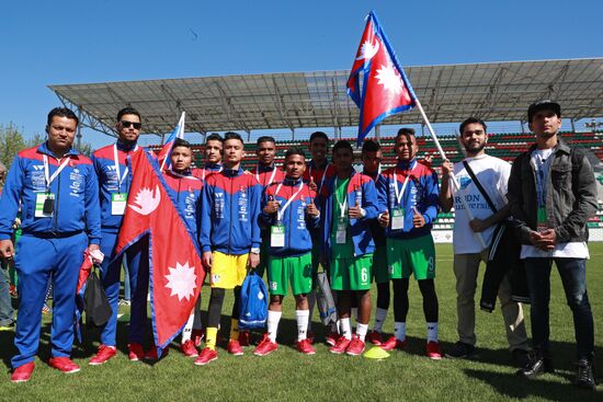 Opening of Future Depends On You international football tournament for orphans