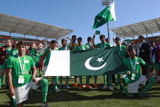 Opening of Future Depends On You international football tournament for orphans