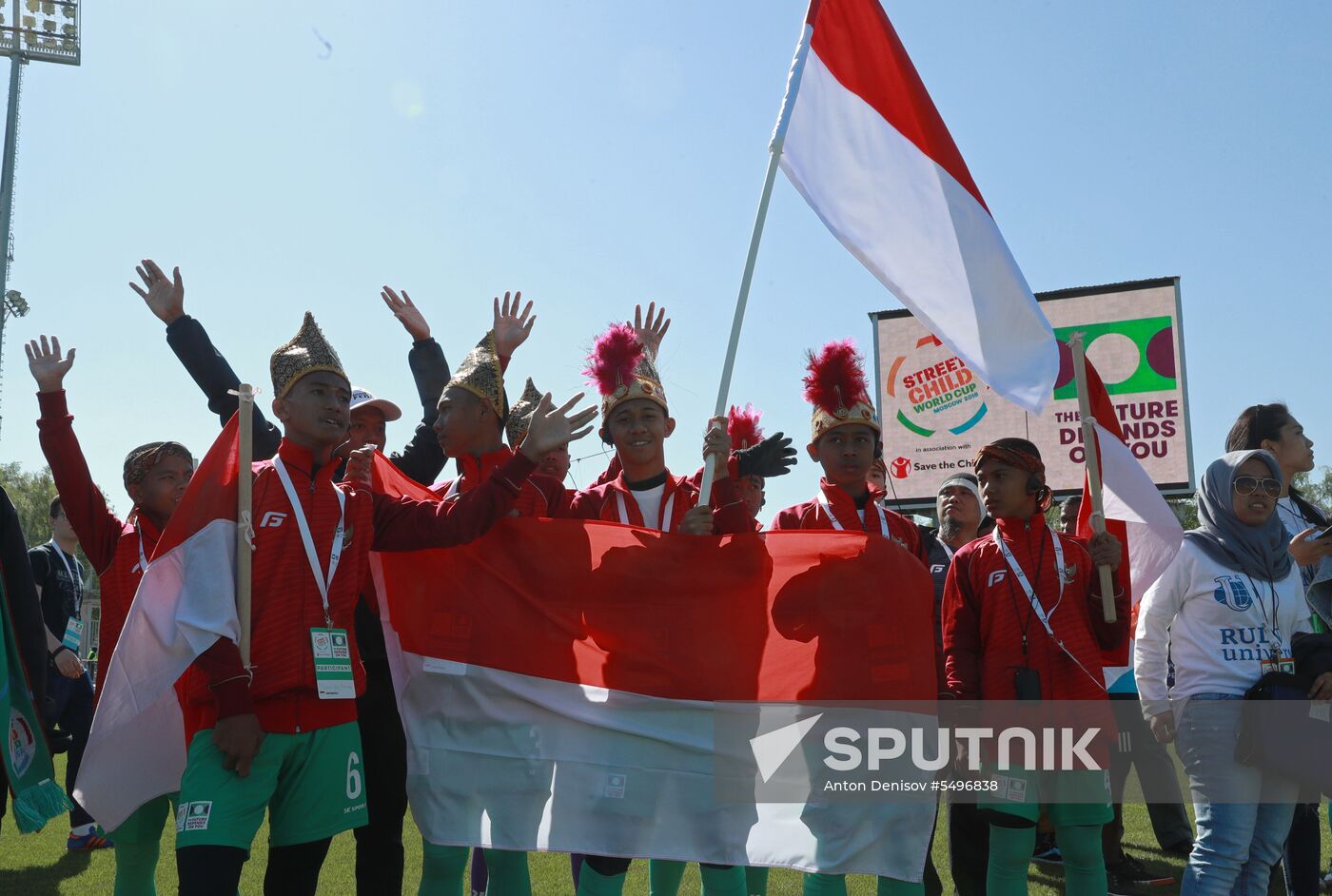 Opening of Future Depends On You international football tournament for orphans