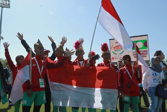 Opening of Future Depends On You international football tournament for orphans