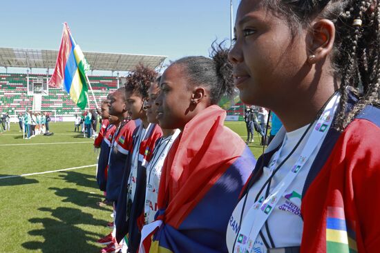 Opening of Future Depends On You international football tournament for orphans