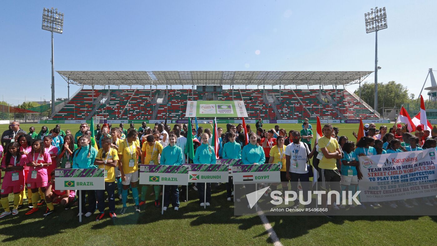 Opening of Future Depends On You international football tournament for orphans