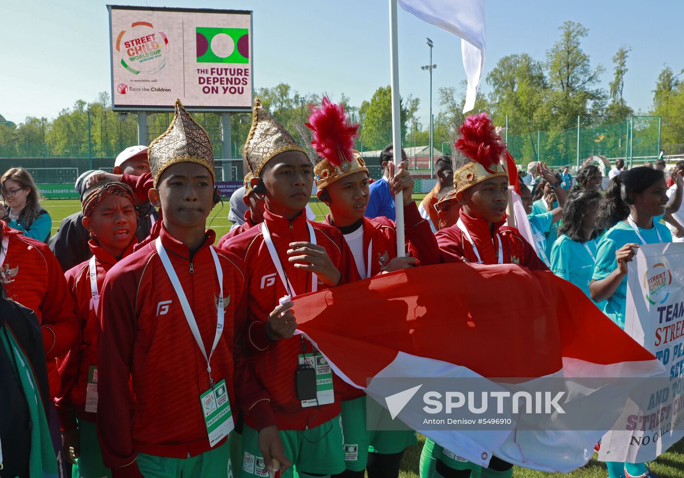 Opening of Future Depends On You international football tournament for orphans