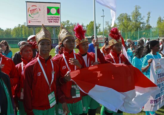 Opening of Future Depends On You international football tournament for orphans