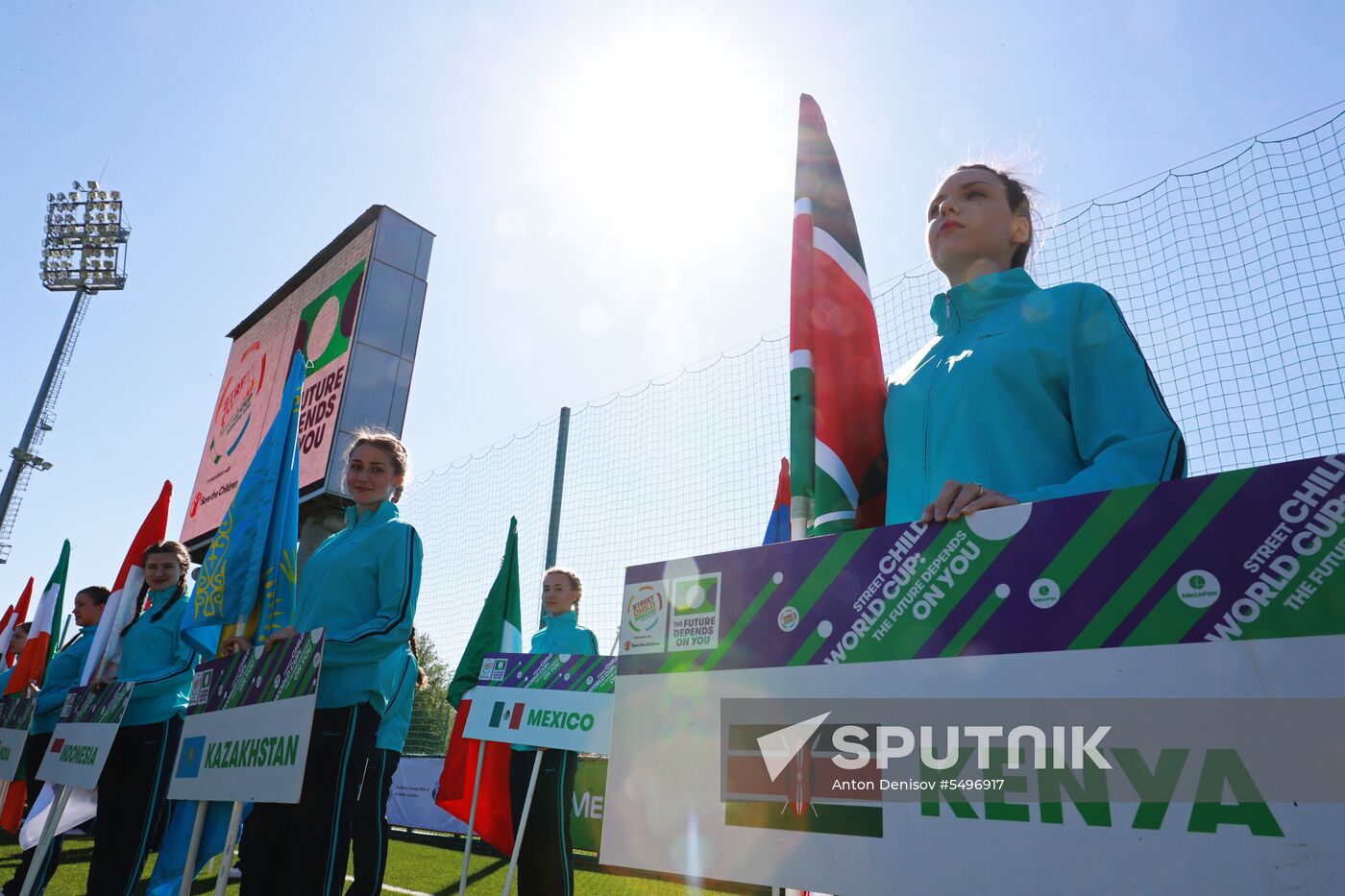 Opening of Future Depends On You international football tournament for orphans