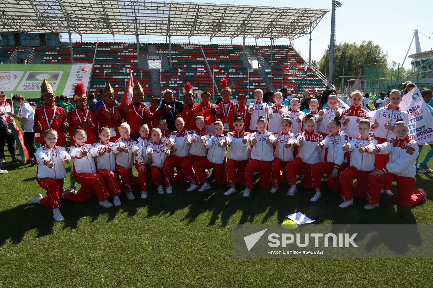 Opening of Future Depends On You international football tournament for orphans