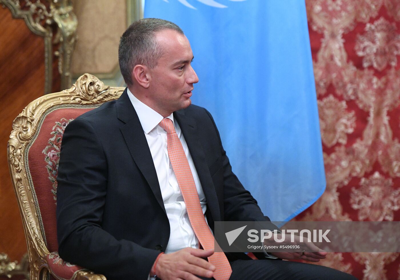 Foreign Minister Sergei Lavrov meets with UN Special Coordinator for Middle East Peace Process Nickolay Mladenov