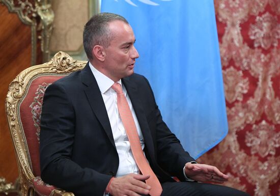 Foreign Minister Sergei Lavrov meets with UN Special Coordinator for Middle East Peace Process Nickolay Mladenov