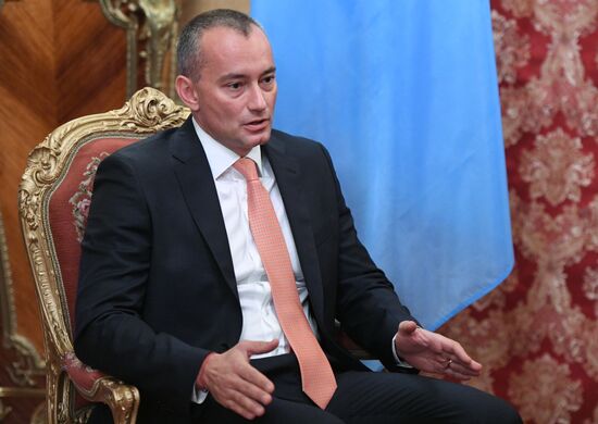 Foreign Minister Sergei Lavrov meets with UN Special Coordinator for Middle East Peace Process Nickolay Mladenov