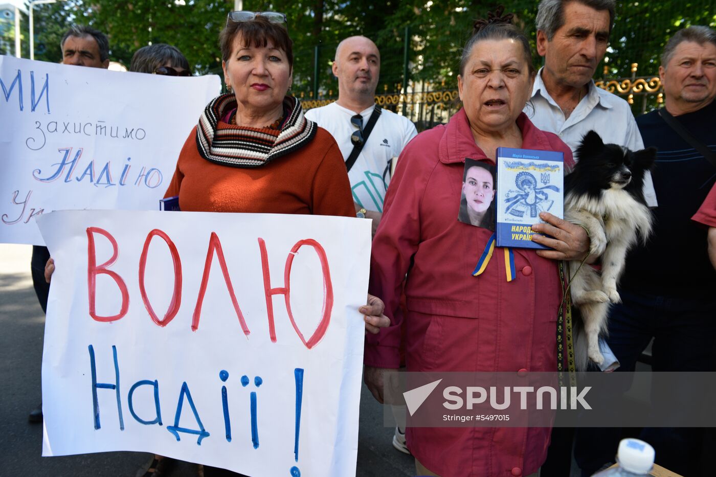 Rally in support of Nadezhda Savchenko in Kiev