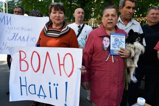 Rally in support of Nadezhda Savchenko in Kiev