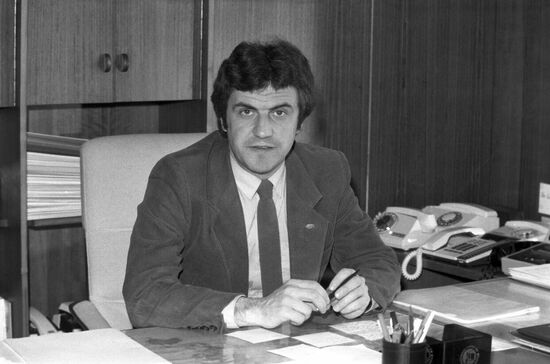 Chairman of Committee of USSR Youth Organizations Sergei Chelnokov