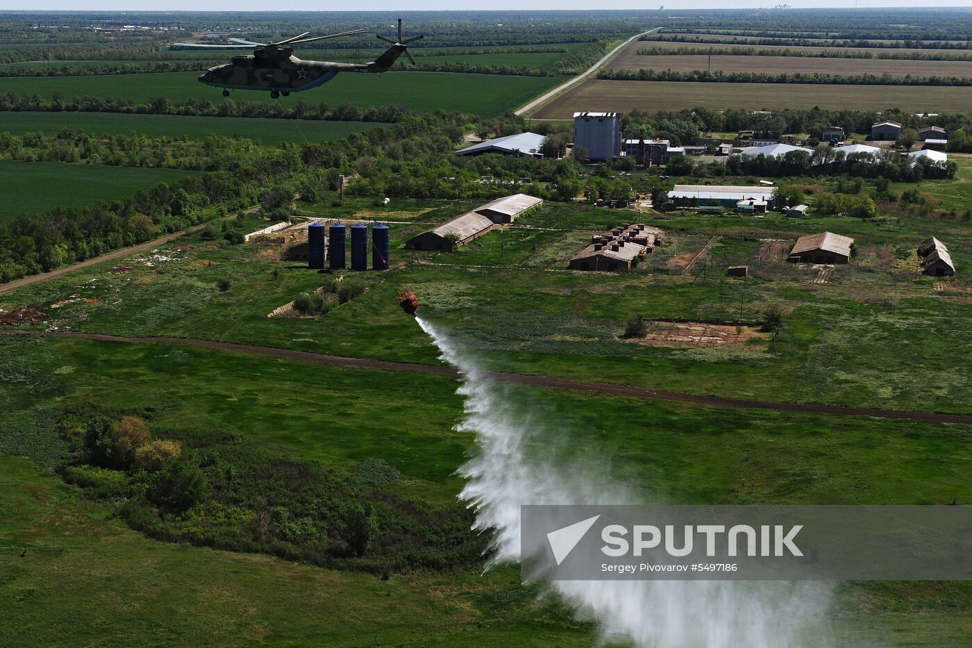 Wildfire suppression exercise in Rostov Region