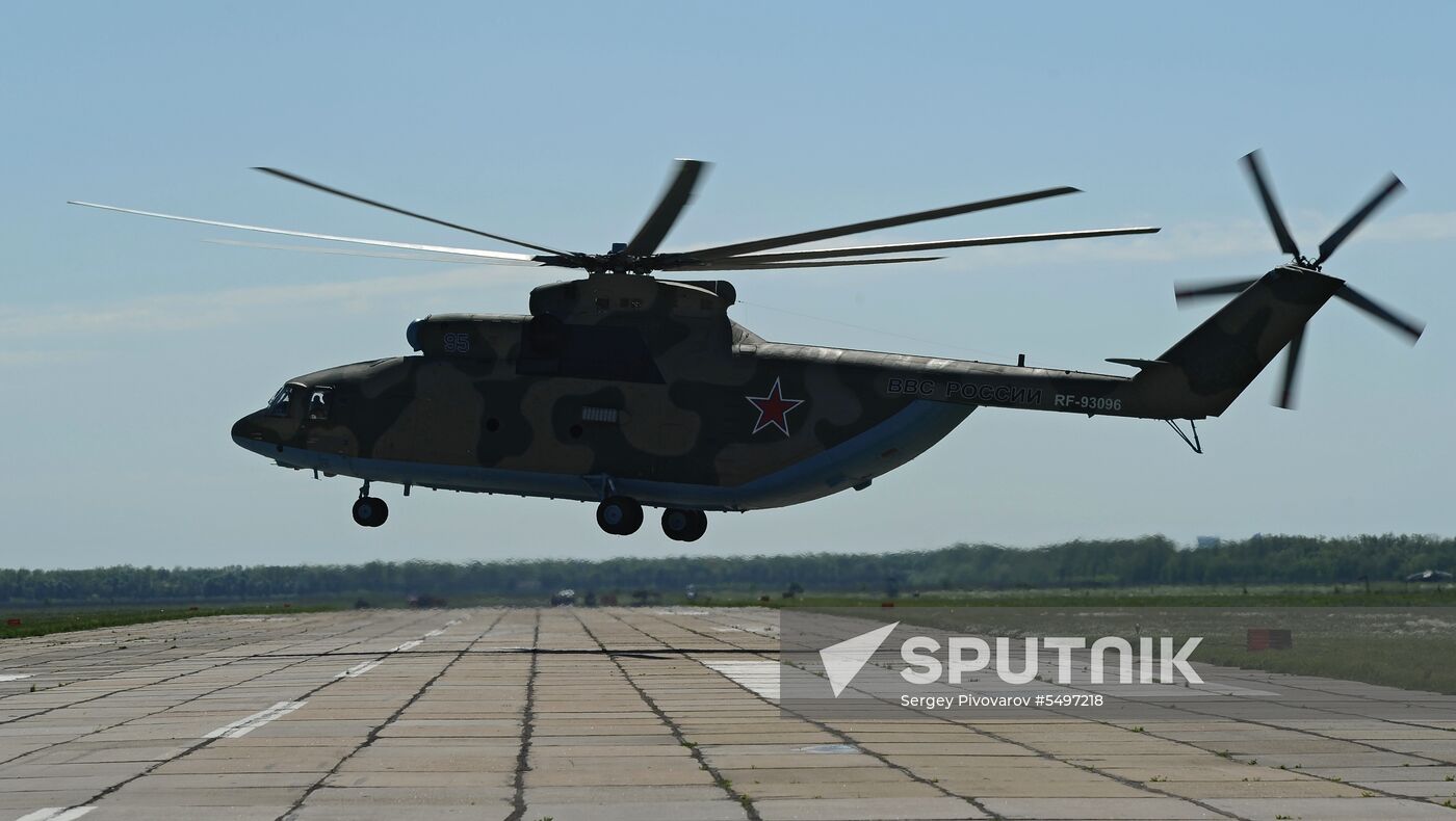 Wildfire suppression exercise in Rostov Region