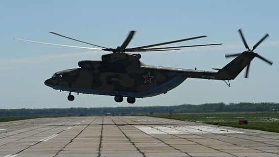 Wildfire suppression exercise in Rostov Region