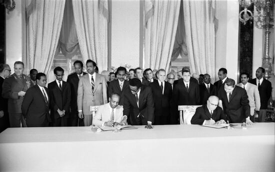 President of Somalia Mohamed Siad Barre's visit to USSR