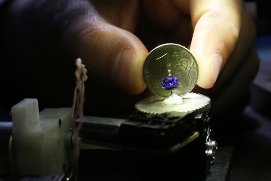 Craftsman from Novosibirsk carves copy of World Cup trophy on poppy seed