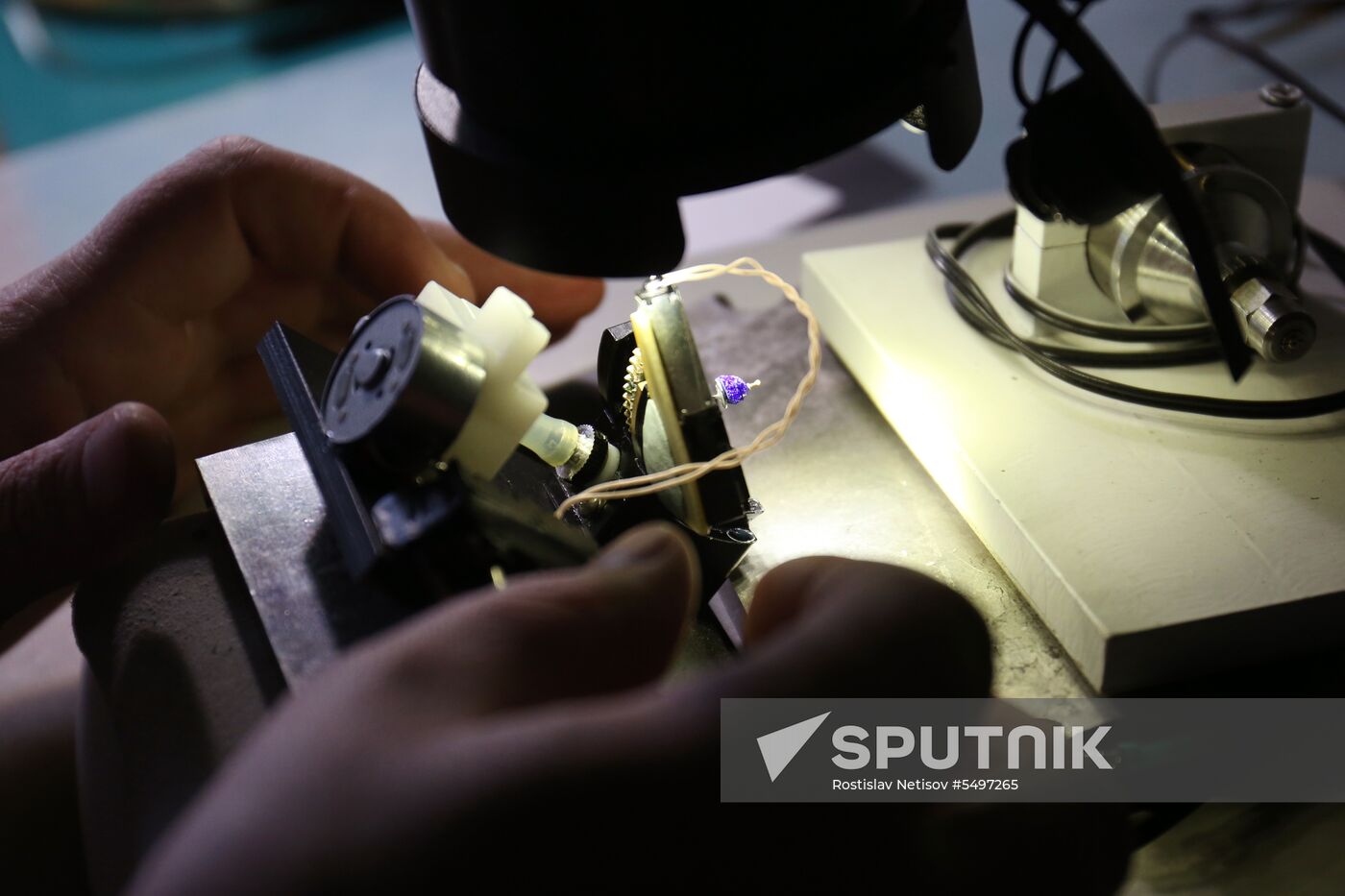 Craftsman from Novosibirsk carves copy of World Cup trophy on poppy seed