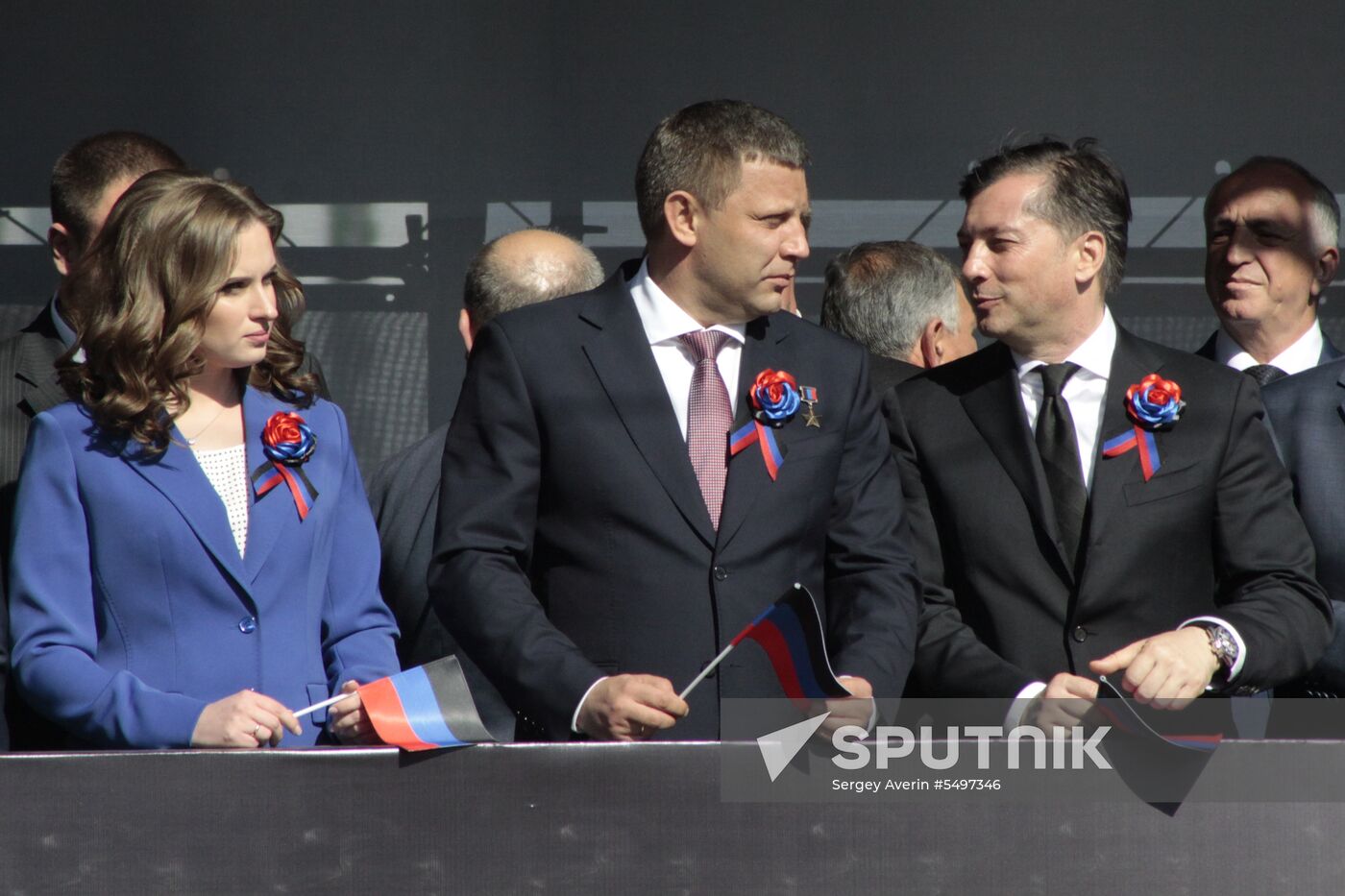 Celebration of the DPR's declaration of independence in Donetsk