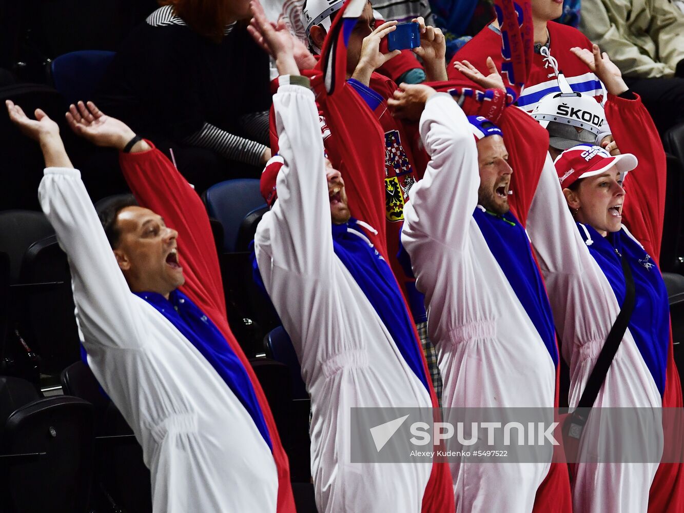 Ice hockey. 2018 IIHF World Championship. Belarus vs. Czech Republic