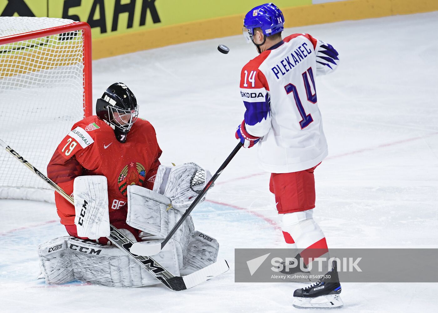 Ice hockey. 2018 IIHF World Championship. Belarus vs. Czech Republic