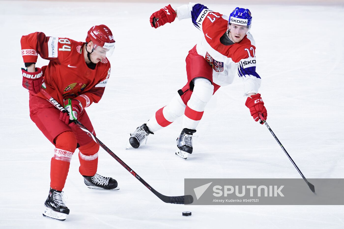 Ice hockey. 2018 IIHF World Championship. Belarus vs. Czech Republic